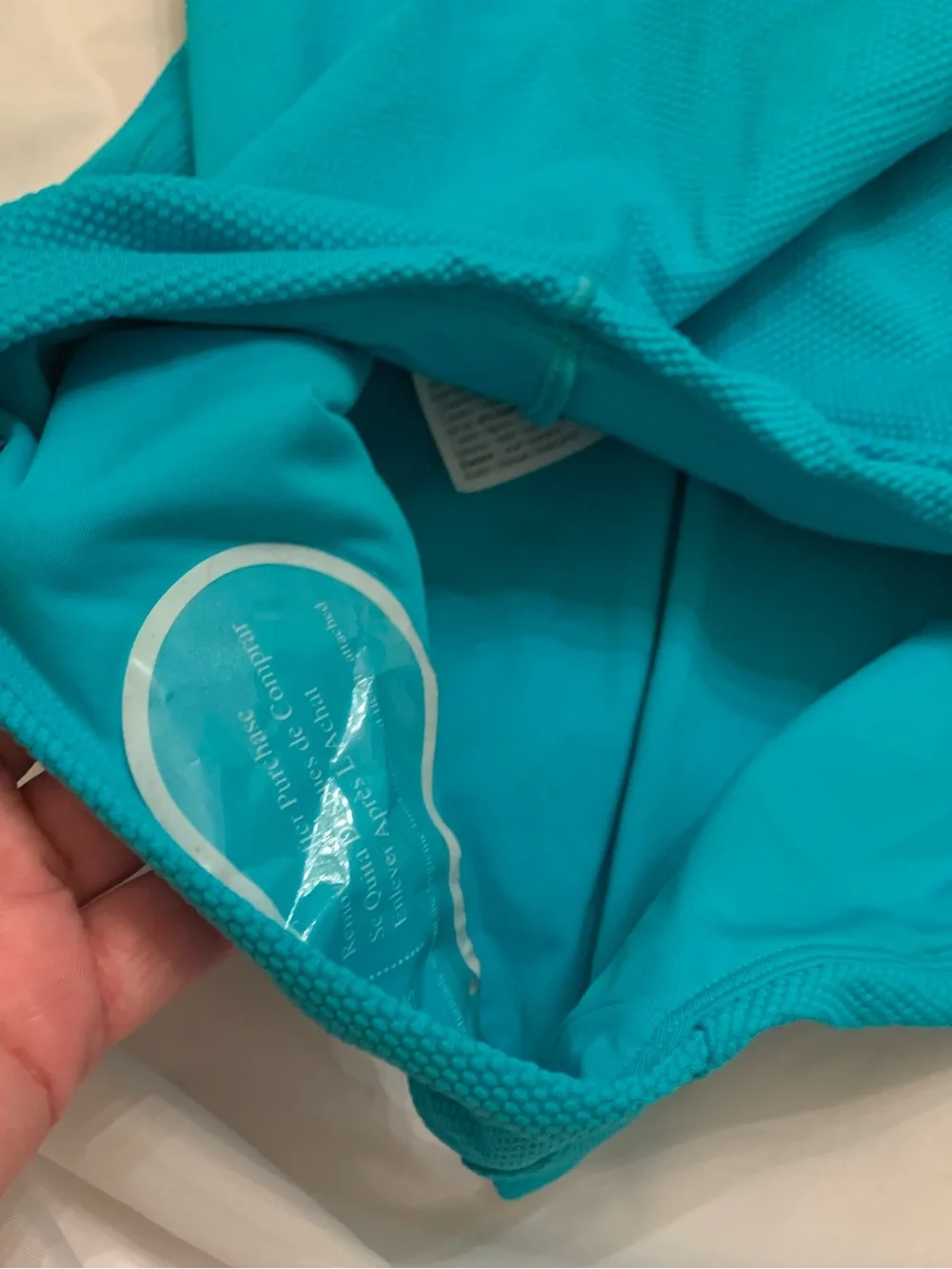 NWT SPANX® Piqué Teal One Piece